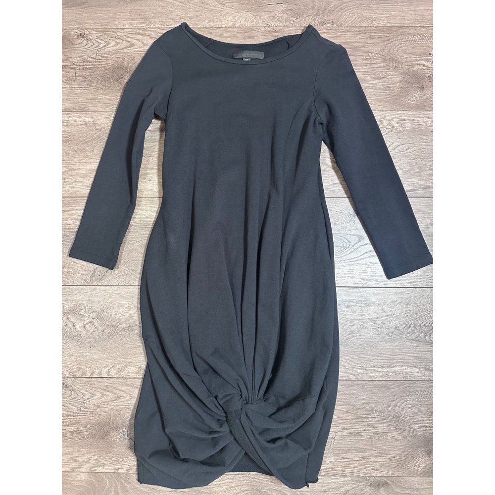VERONIQUE MILJKOVITCH STRETCH LONG SLEEVE JERSEY DRESS